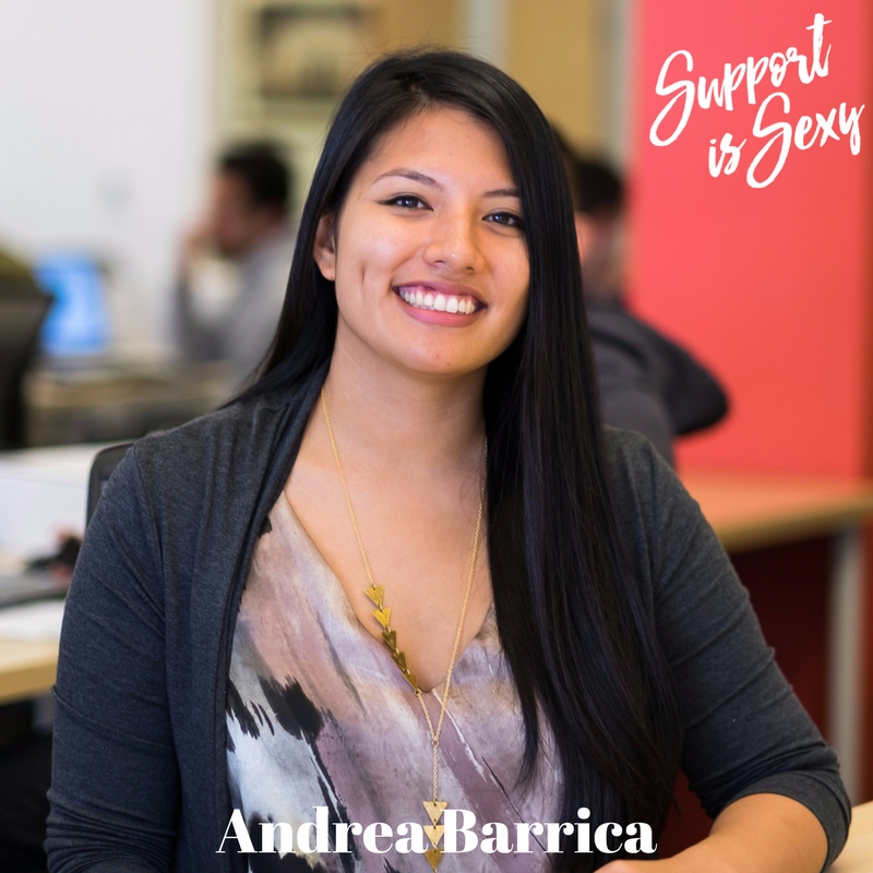 Episode 228 - Andrea Barrica - Support is Sexy podcast image