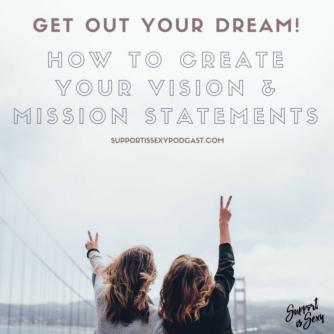 Get Out Your Dream – Part 2 – How to Create Your Vision Statement and Mission Statement