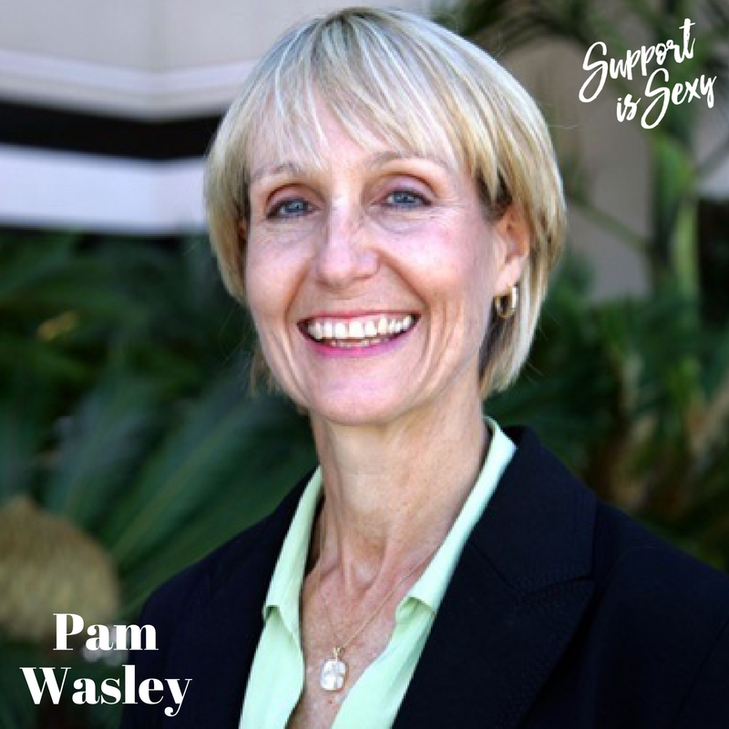 Episode 349 - Pam Wasley - Support is Sexy podcast image