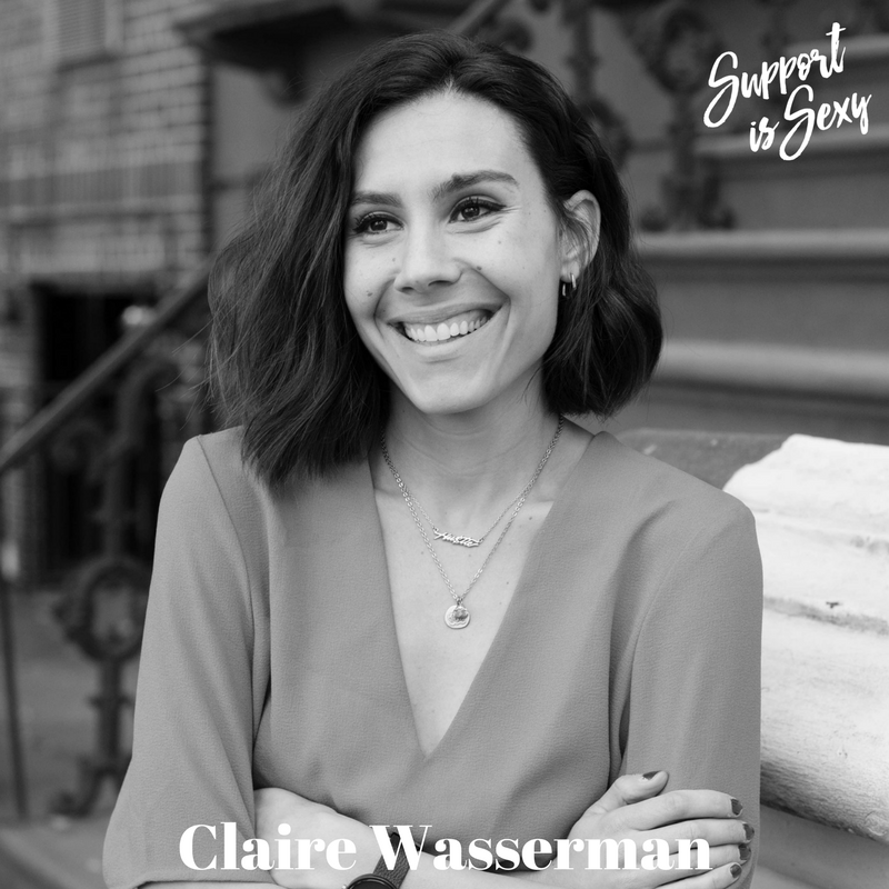 Episode 357 - Claire Wasserman - Support is Sexy podcast image