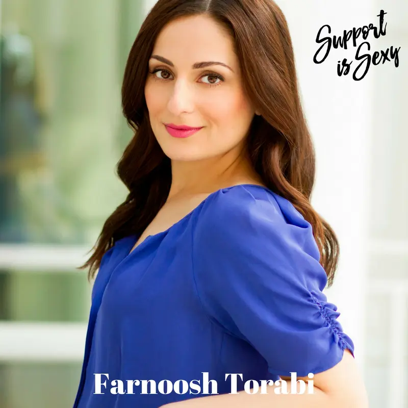 Episode 417 - Farnoosh Torabi - Support is Sexy podcast image