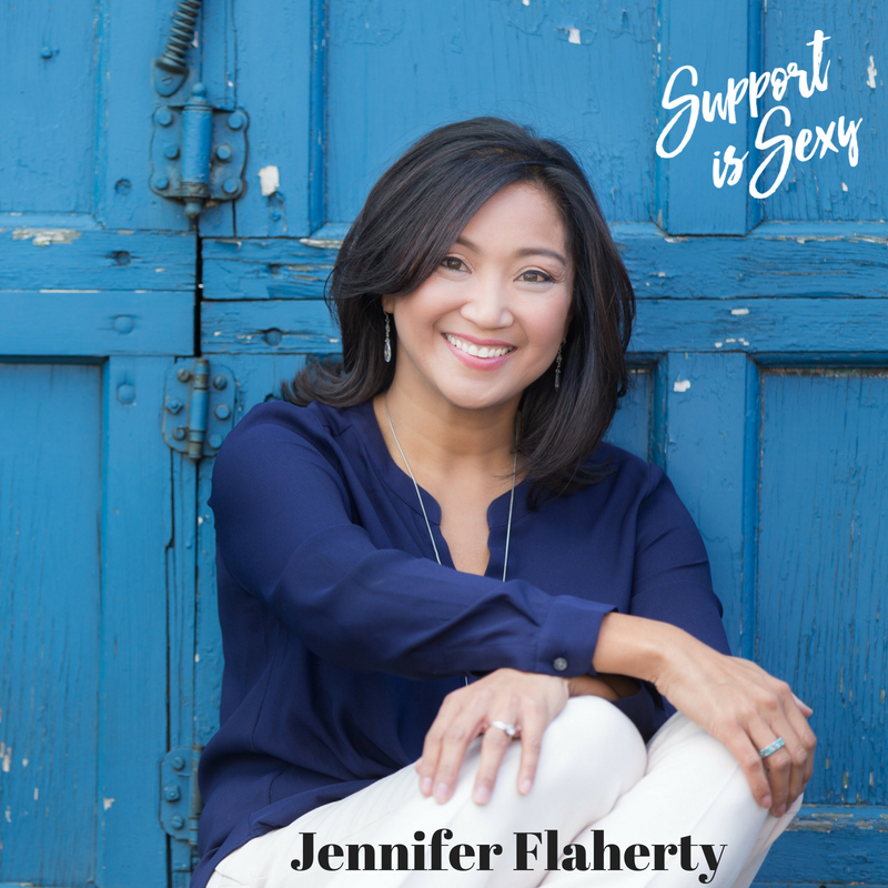 Episode 468 - Jennifer Faherty - Support is Sexy podcast image
