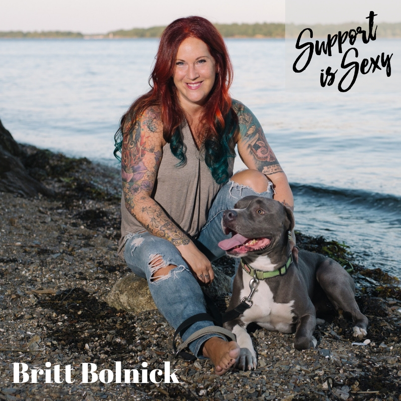 Episode 592 - Britt Bolnick - Support is Sexy podcast image